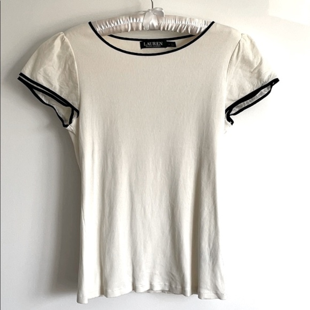 Lauren Ralph Lauren Ivory Top